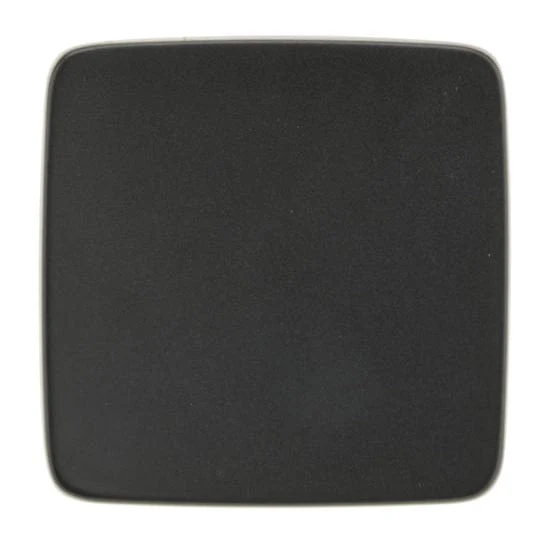Contemporary Knob, 2-1/4" x 2-1/4", Matte Black - Image 2