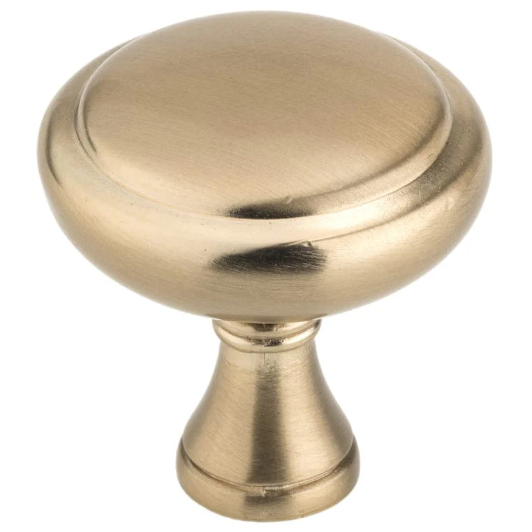 Traditional Knob, 1-1/4″ D, Champagne Bronze