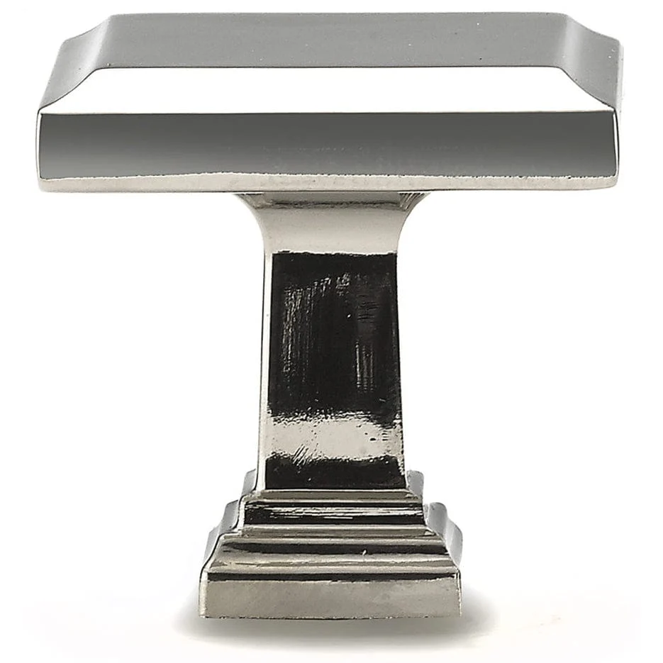 Transitional Knob, 1-1/4" x 1-1/4", Polished Nickel - Image 3