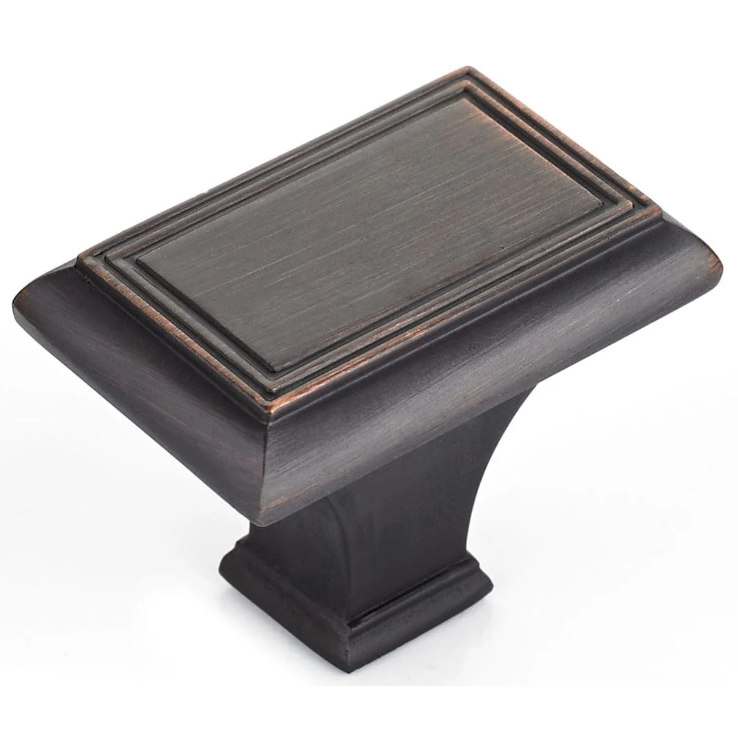 Traditional Knob, 1-11/16″ x 1-3/32″, Brushed Oil-Rubbed Bronze