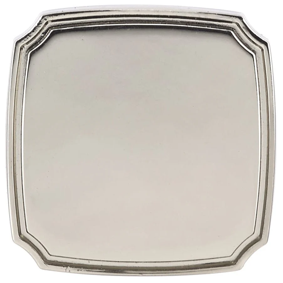 Transitional Knob, 1-3/8" x 1-3/8", Polished Nickel - Image 2