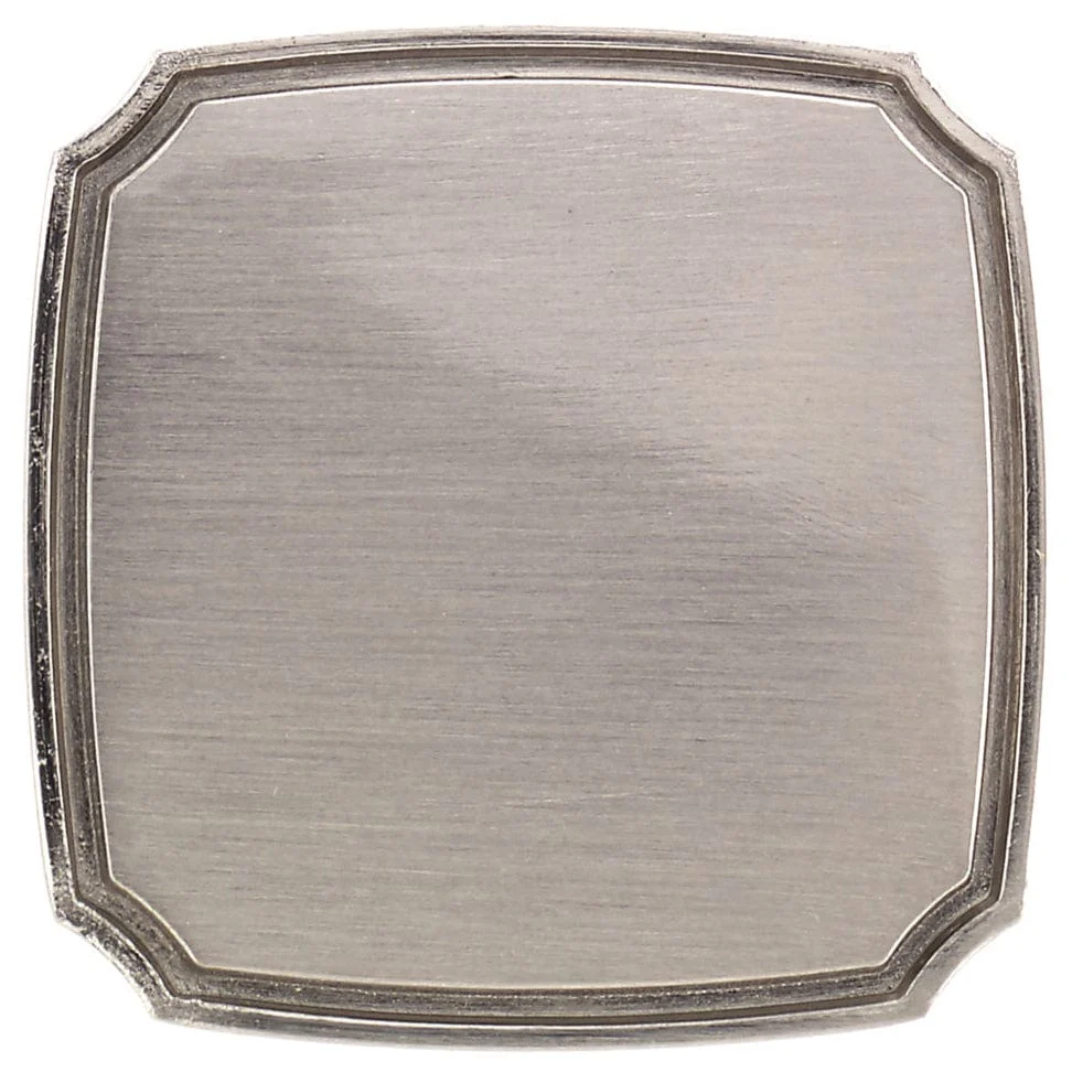 Transitional Knob, 1-3/8" x 1-3/8", Brushed Nickel - Image 2