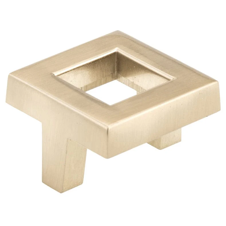 Transitional Knob, 1-21/32″ x 1-21/32″, Champagne Bronze