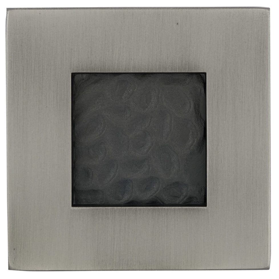 Transitional Knob, 2-3/8" x 2-3/8", Brushed Pewter - Image 2
