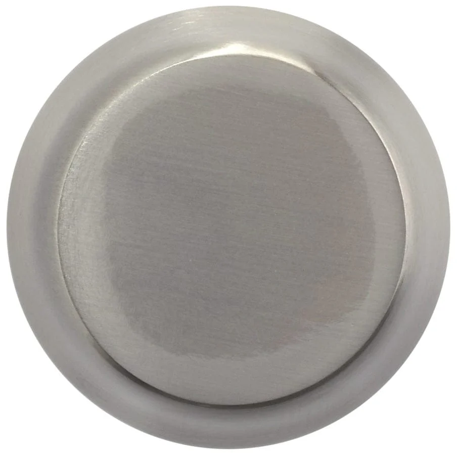 Contemporary Knob, 1-1/16" D, Brushed Nickel - Image 2