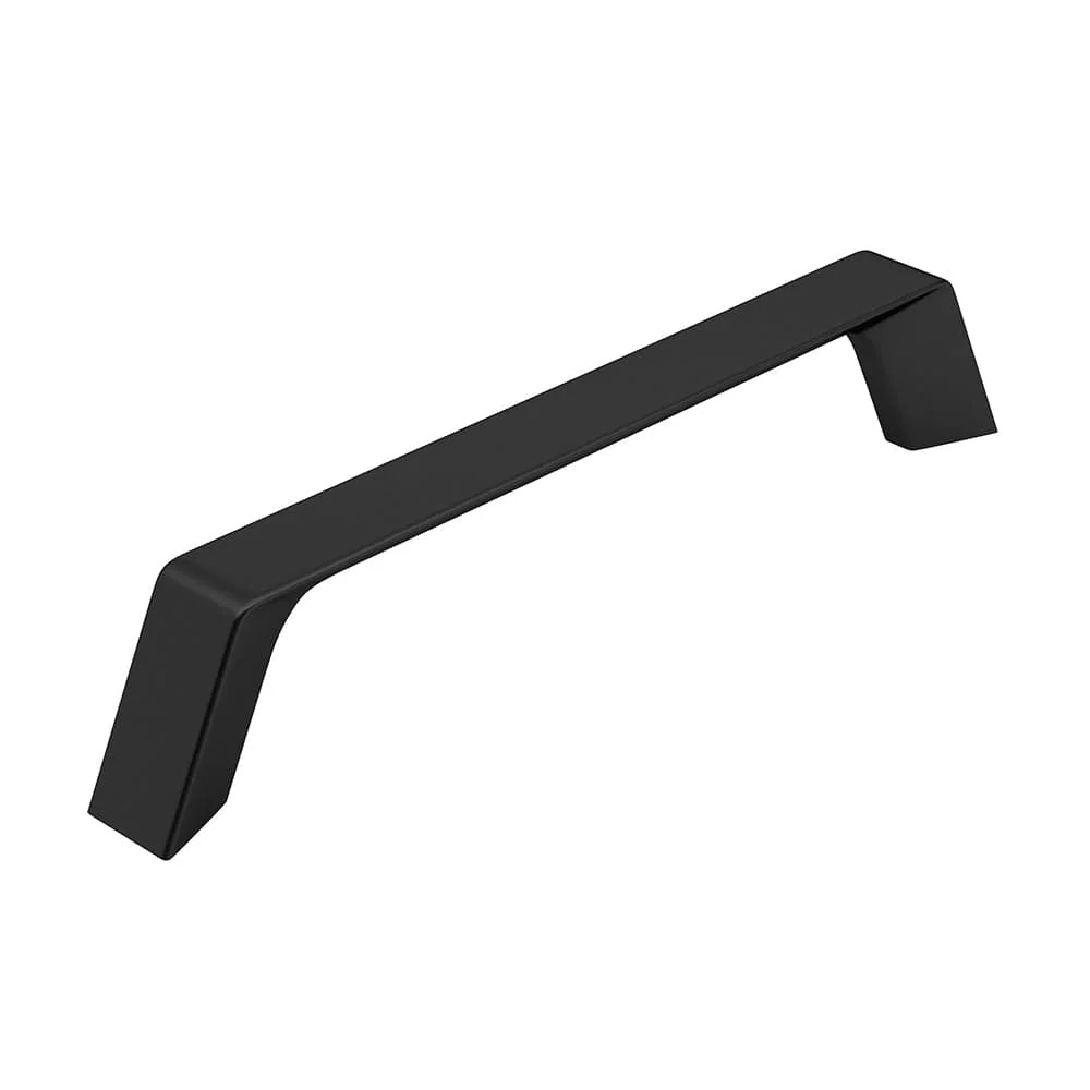 Contemporary Pull - 5-1/16" Center-to-Center - Matte Black - 5-23/32" L - Image 1