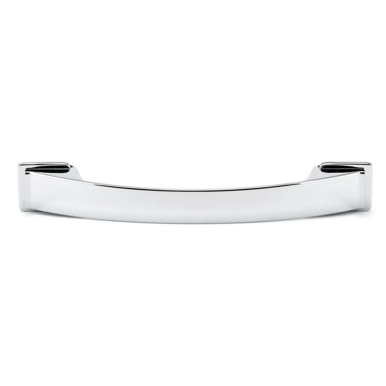 Contemporary Pull - 5-1/16" Center-to-Center - 31/32" W x 6-1/2" L - Chrome - Image 2