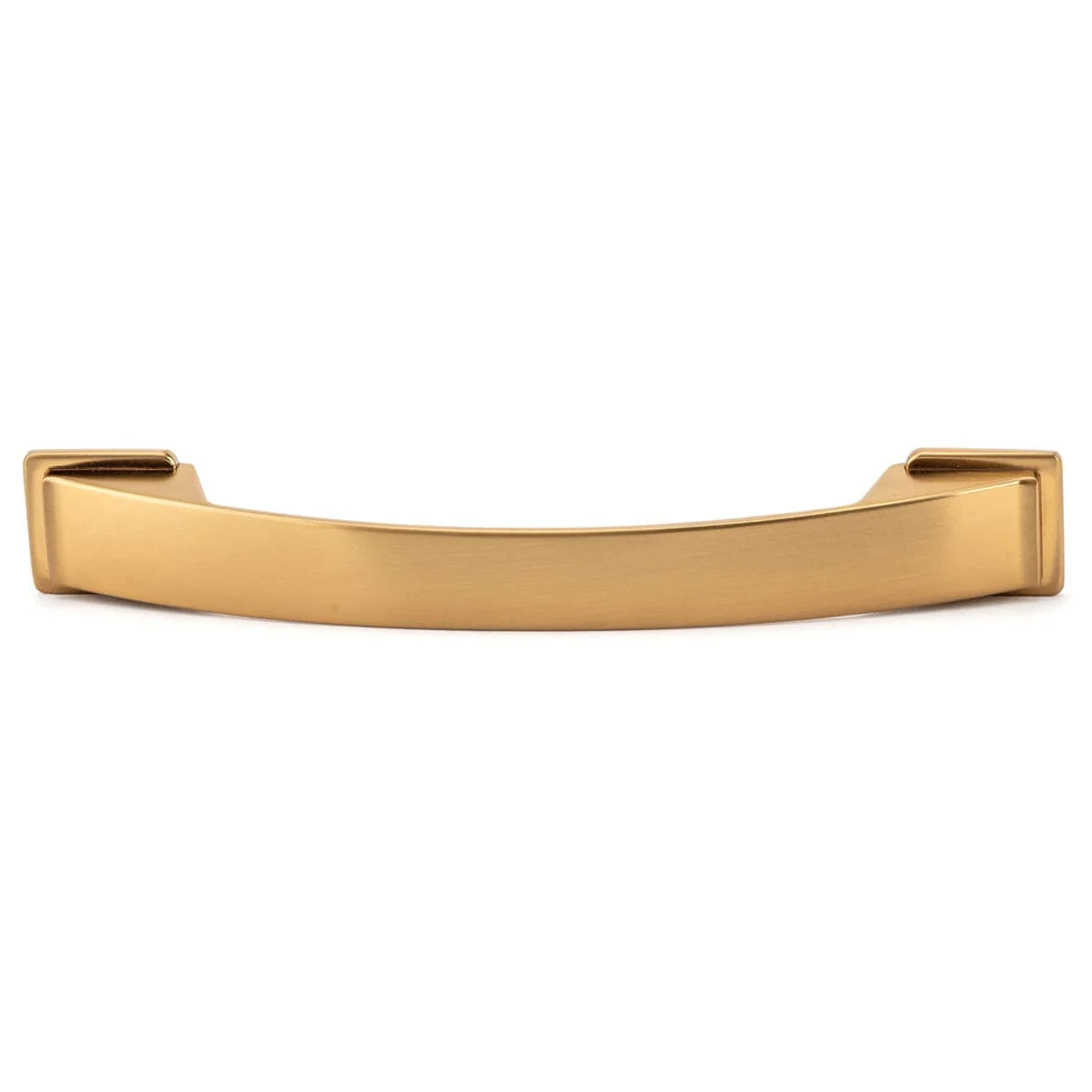Contemporary Pull -  Aurum Brushed Gold - 5-1/16" Center-to-Center - 31/32" W x 6-1/2" L - Image 2