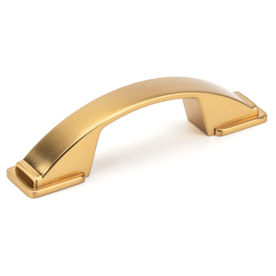 Contemporary Pull - 3" Center-to-Center - Aurum Brushed Gold - Image 1
