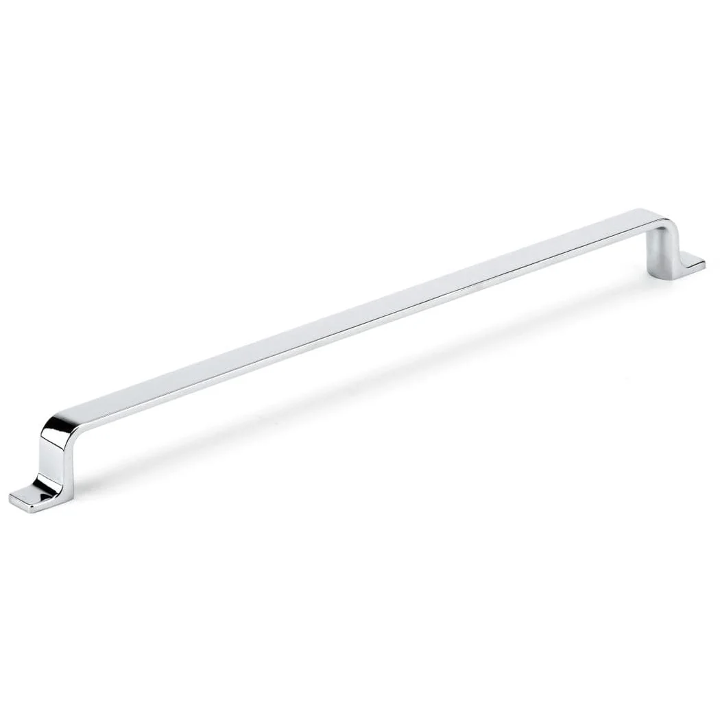 Contemporary Pull - 12-5/8" Center-to-Center - 5/8" W x 14-1/8" L - Chrome - Image 1