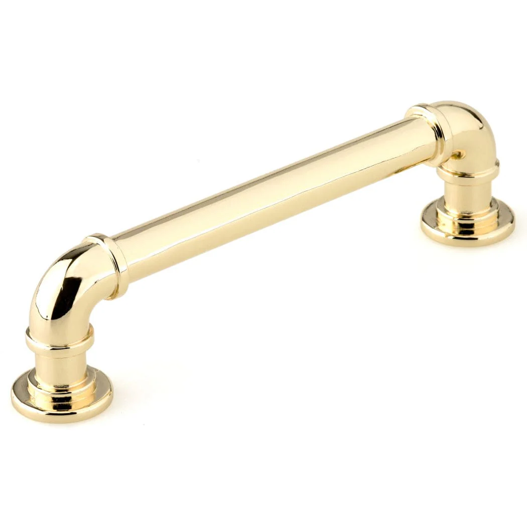 Eclectic Pull - 5-1/16" Center-to-Center - Brass - Image 1