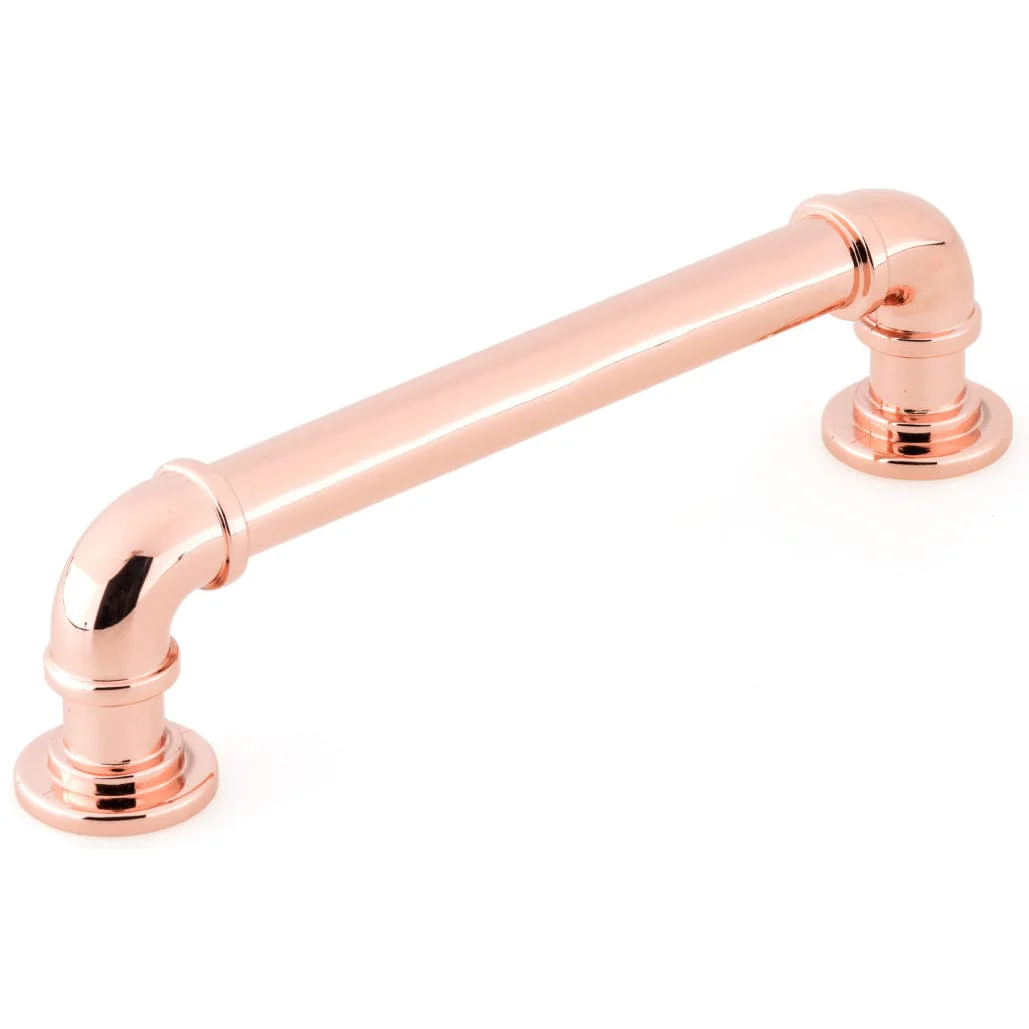 Eclectic Pull - 5-1/16" Center-to-Center - Polished Copper - Image 1