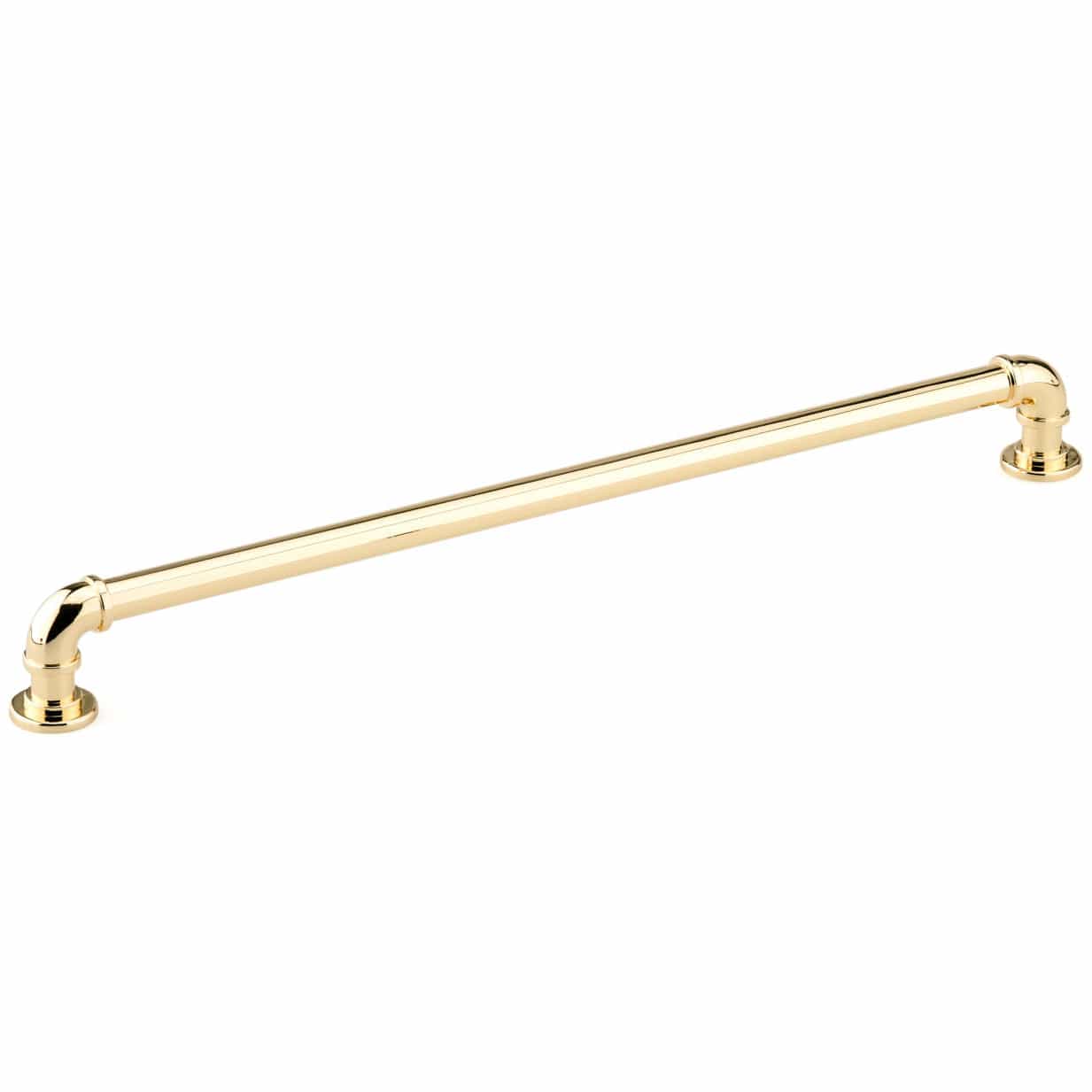 Eclectic Pull - 12-5/8" Center-to-Center - Brass - Image 1