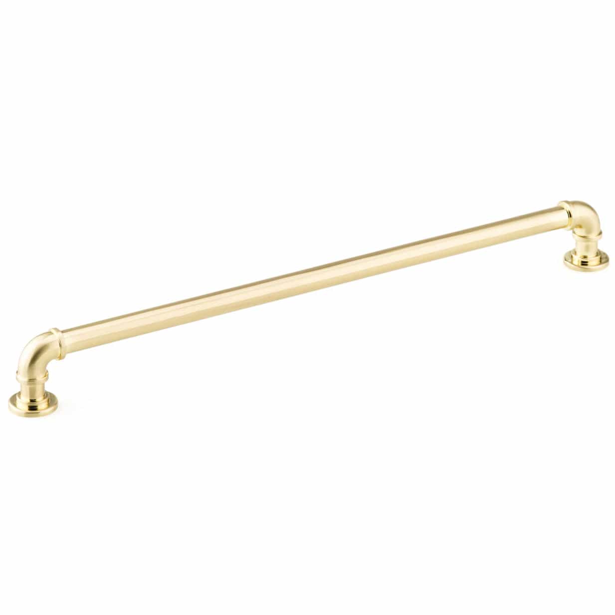 Eclectic Pull - 12-5/8" Center-to-Center - Satin Brass - Image 1