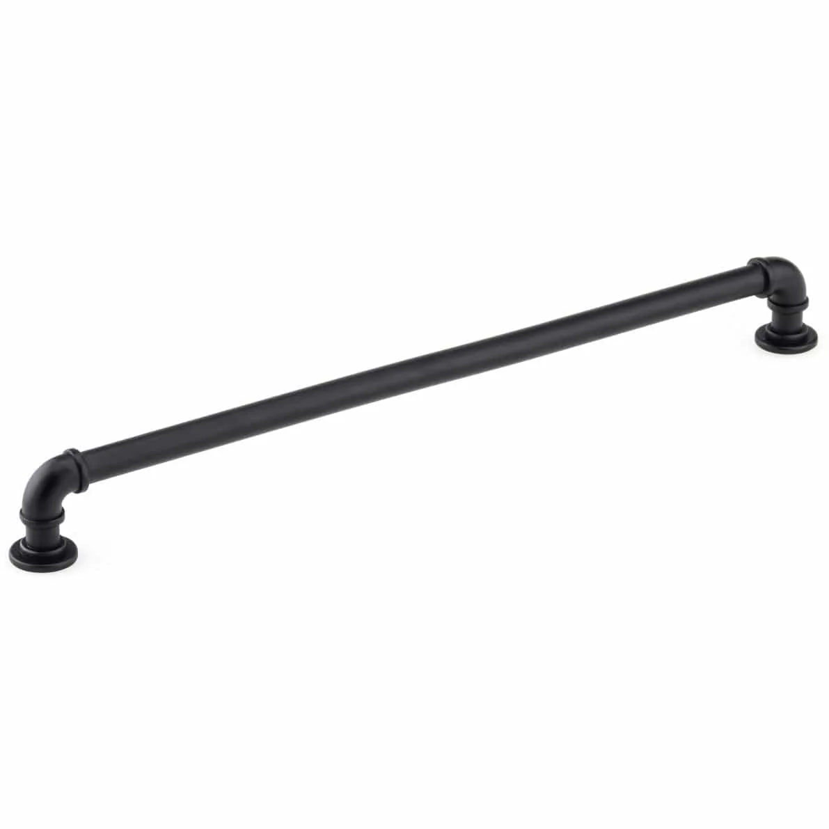 Eclectic Pull, 12-5/8" Center-to-Center, Matte Black - Image 1