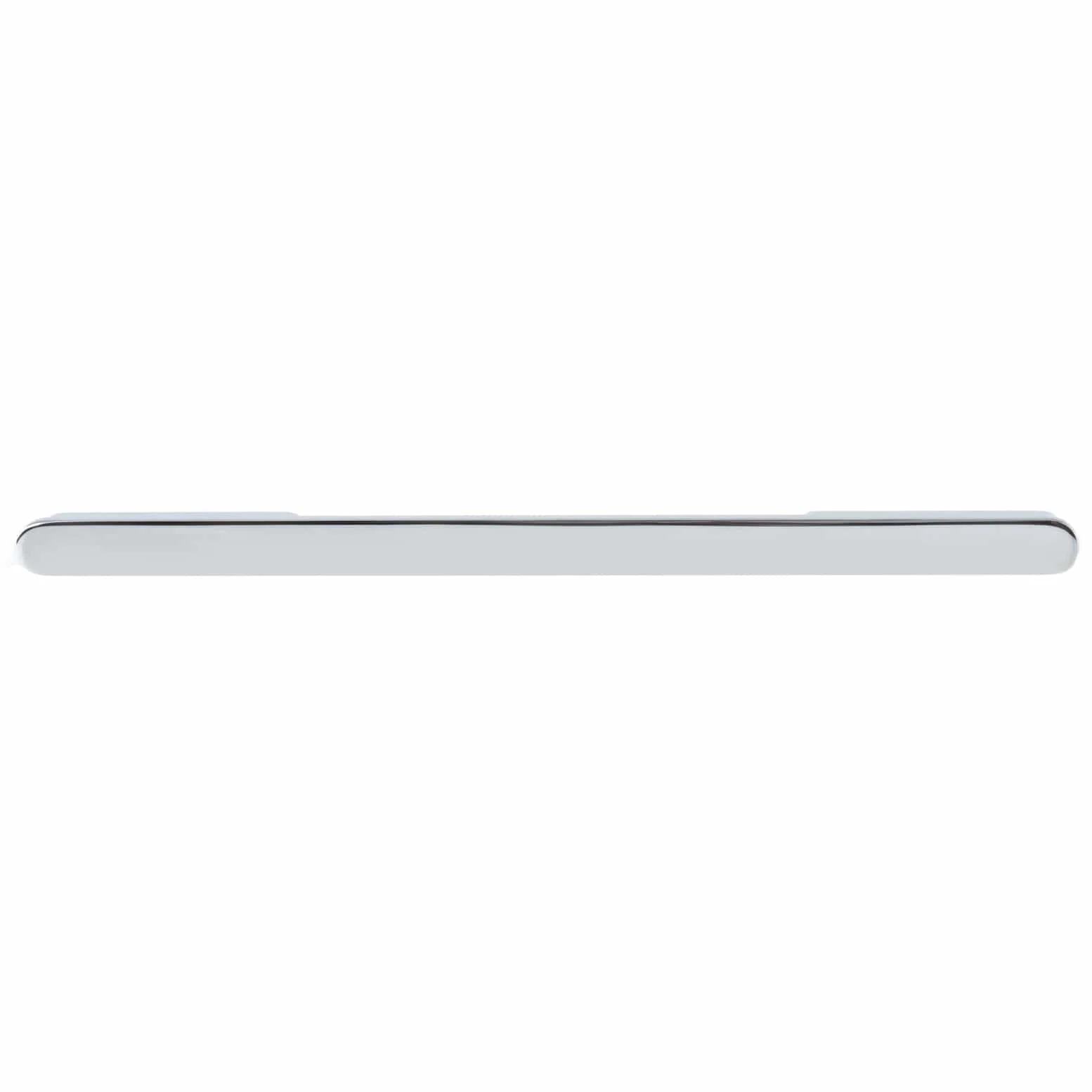 Contemporary Pull with Rounded Ends and Elongated Posts - 6-5/16" Center-to-Center - 8-21/32" OL - Chrome - Image 2
