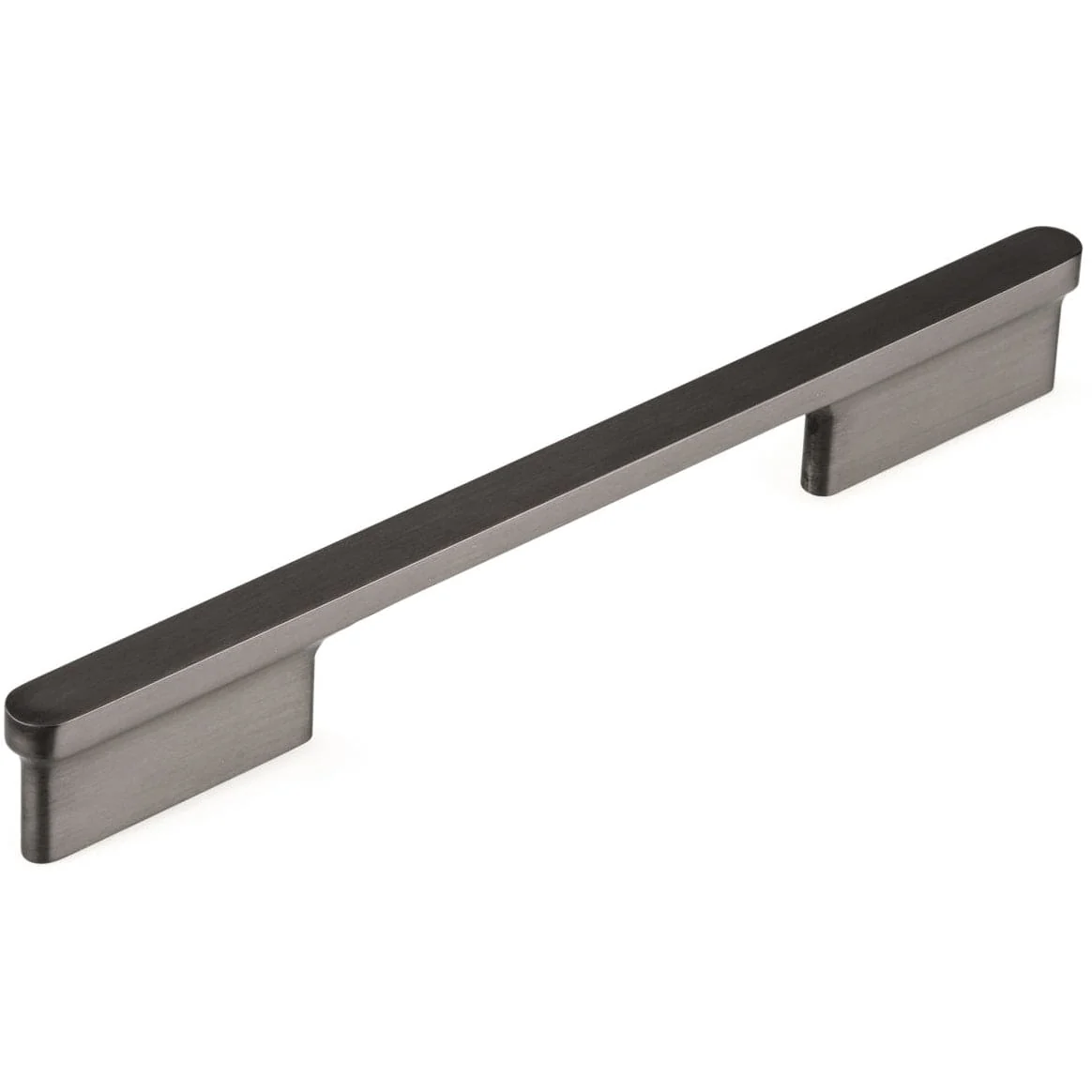 Contemporary Pull - 6-5/16" Center-to-Center - Brushed Black Nickel - Image 1