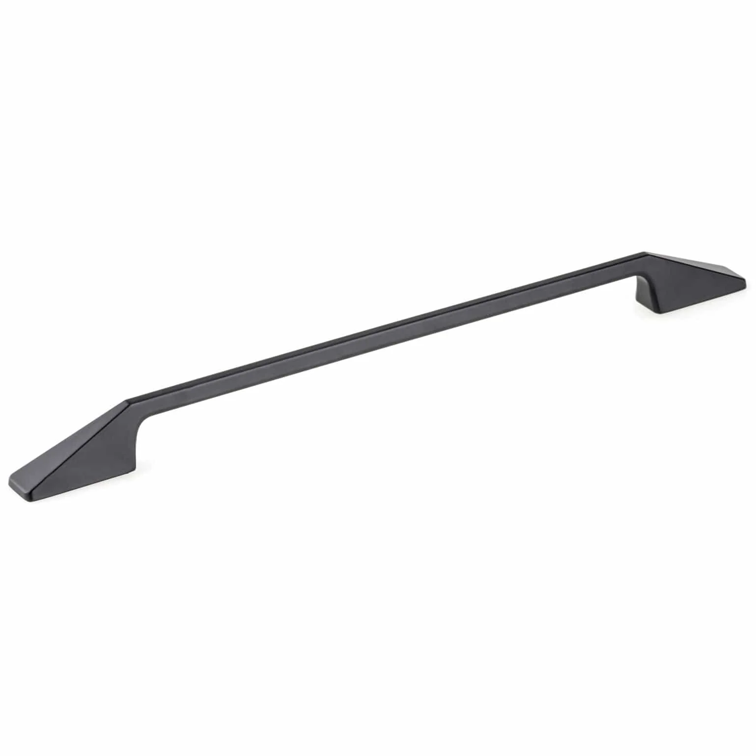 Contemporary Pull - 12-5/8" Center-to-Center - 5/16" W x 14-3/4" L - Matte Black - Image 1