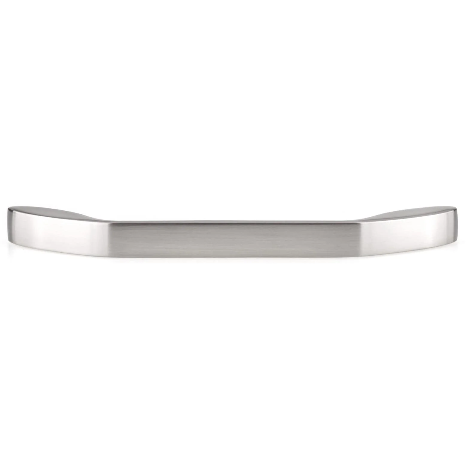 Contemporary Metal Pull - 6-5/16" Center-to-Center - 6-31/32" OL - Brushed Nickel - Image 2