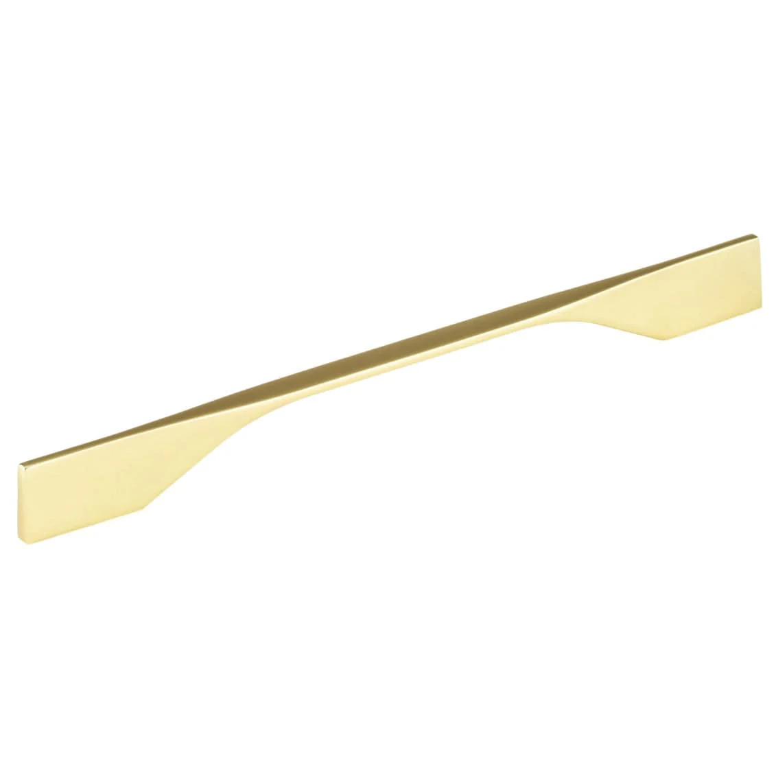 Contemporary Pull, 8-13/16" to 10-1/8" Center-to-Center, Brushed Gold - Image 1