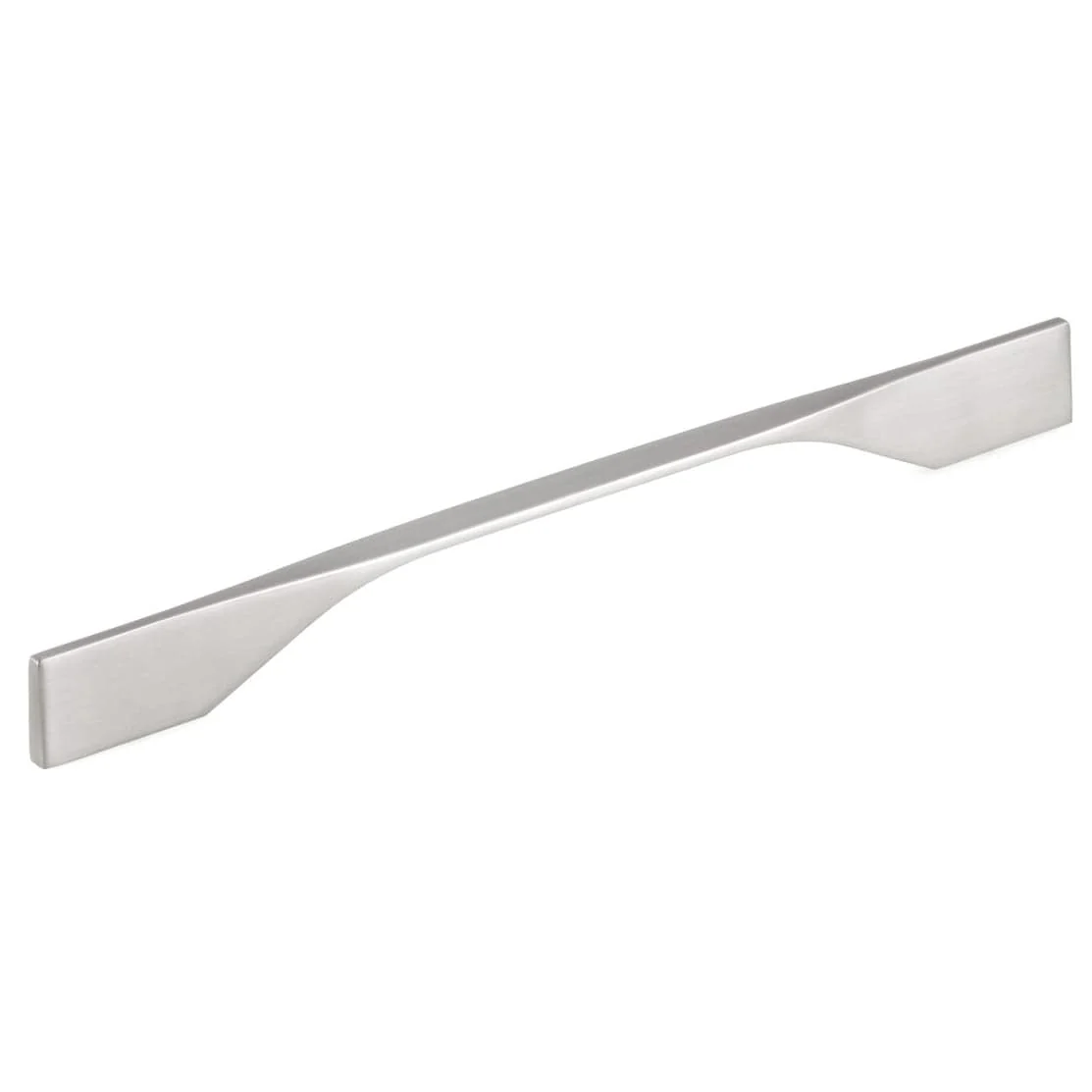 Contemporary Pull, 8-13/16" to 10-1/8" Center-to-Center, Brushed Nickel - Image 1