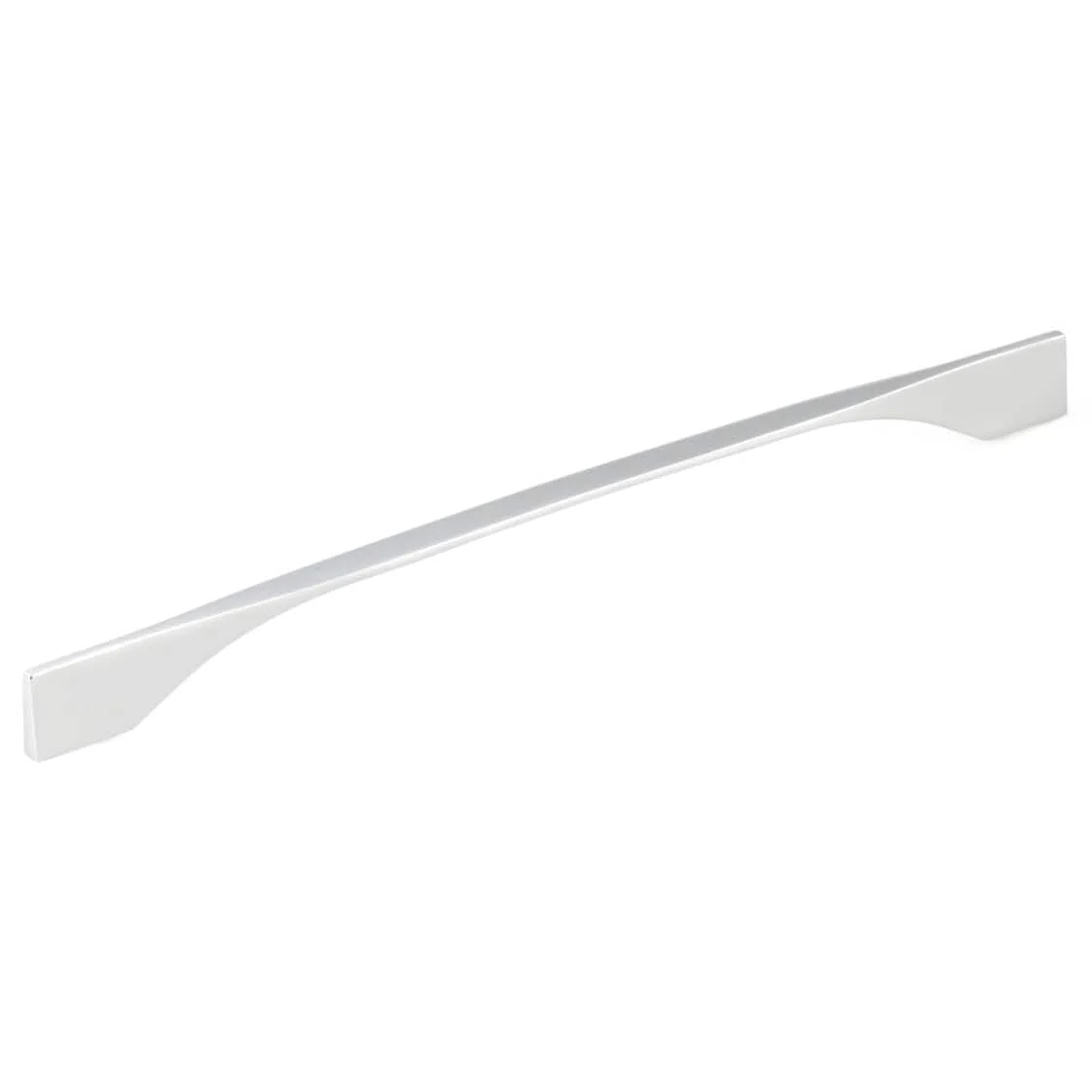 Contemporary Pull, 11-3/8" to 12-5/8" Center-to-Center, Chrome - Image 1
