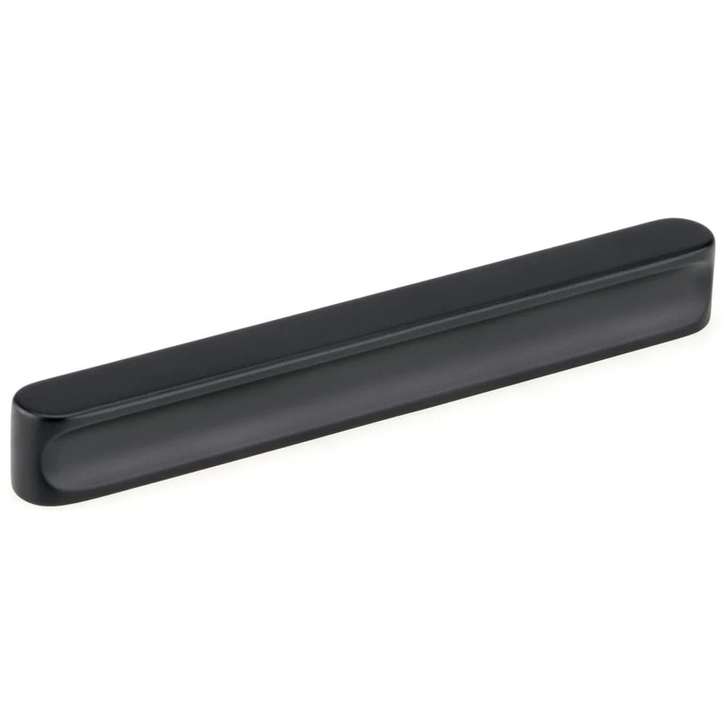Contemporary Pull, 5-1/16" to 6-5/16" Center-to-Center, Matte Black - Image 1