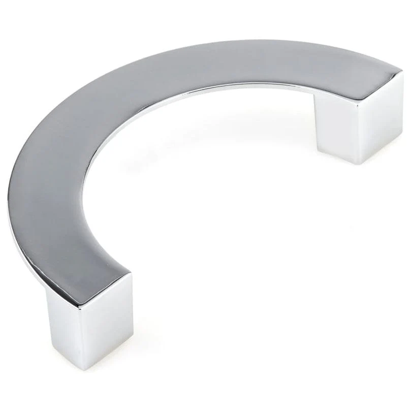 Contemporary Pull - 3-3/4" Center-to-Center - 2-1/4" W x 4-7/16" L - Chrome - Image 1