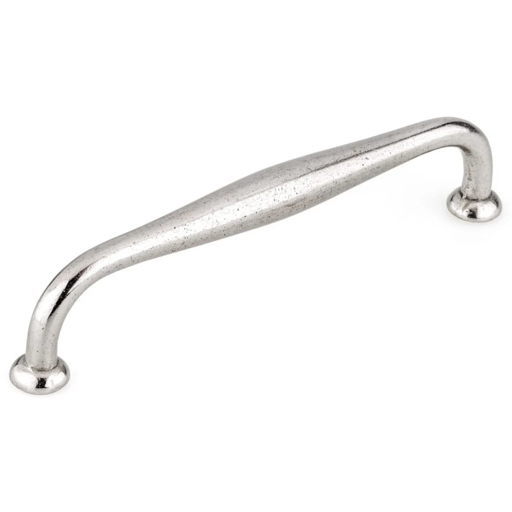 Traditional Pull - 7-9/16" Center-to-Center - Newcastle Antique Polished Nickel - Image 1