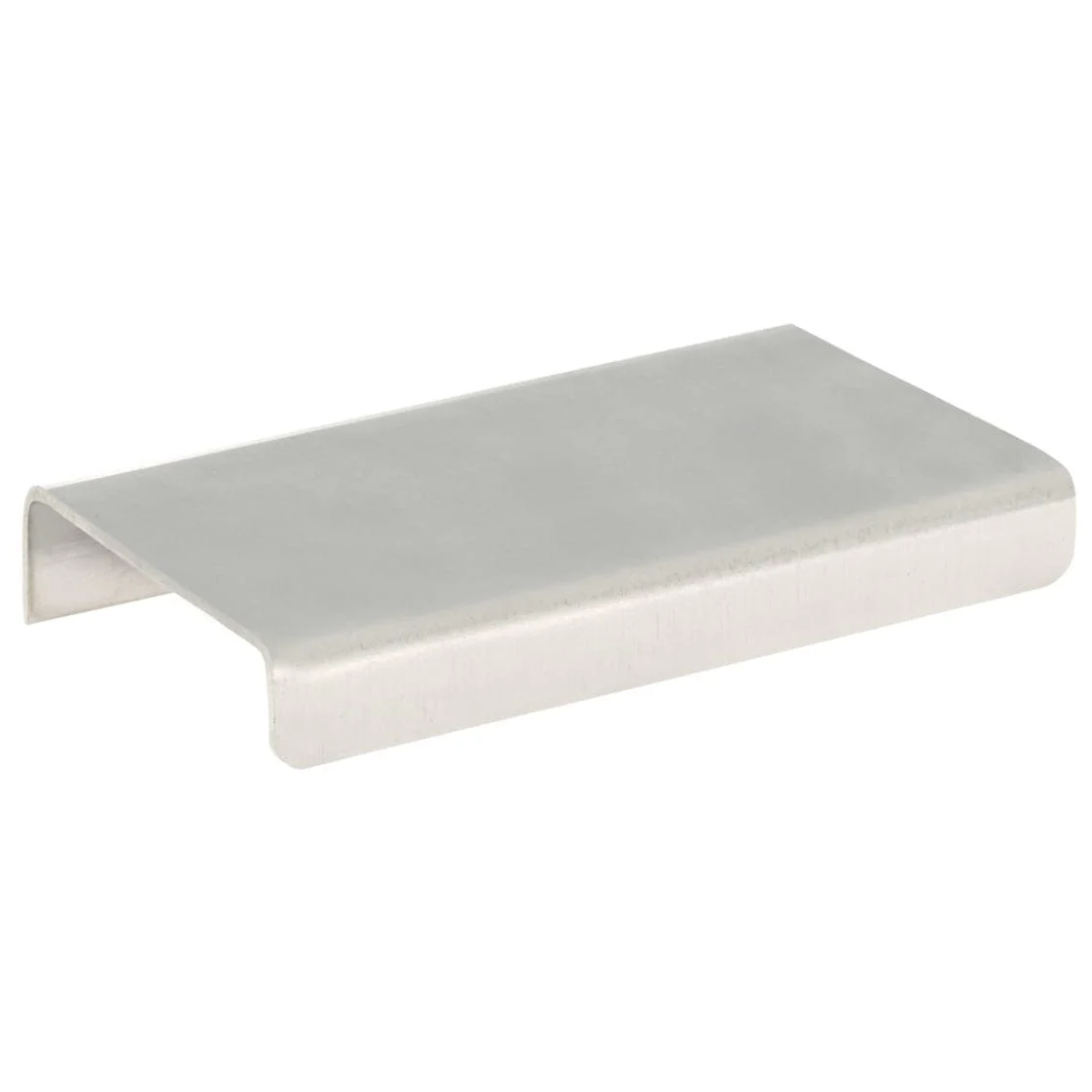 Contemporary Edge Pull, 2" Center-to-Center, Brushed Nickel - Image 1