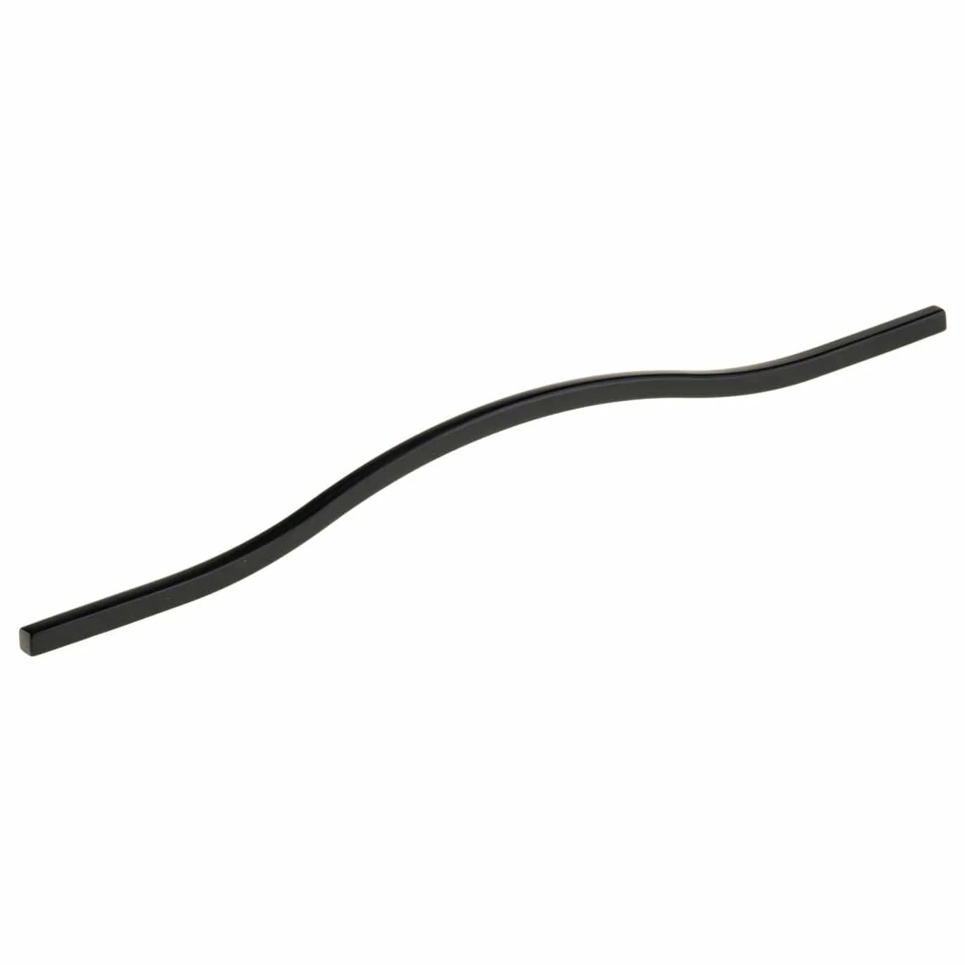 Contemporary Pull, 11-3/8" Center-to-Center, Matte Black - Image 1