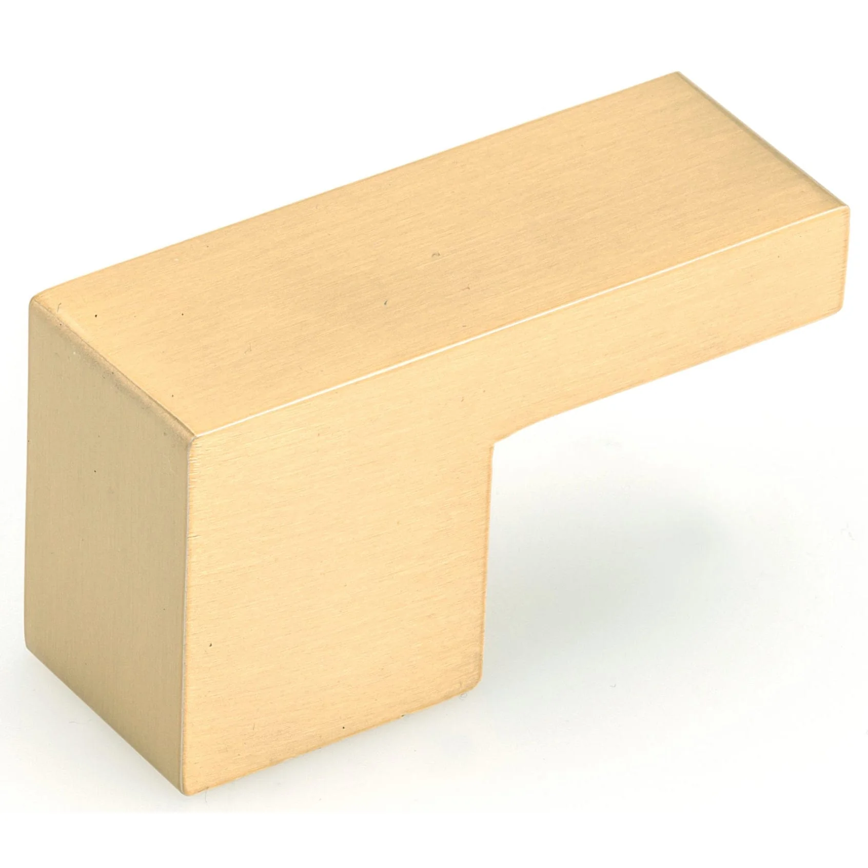 Contemporary Pull, 5/8" Center-to-Center, Brushed Gold - Image 1