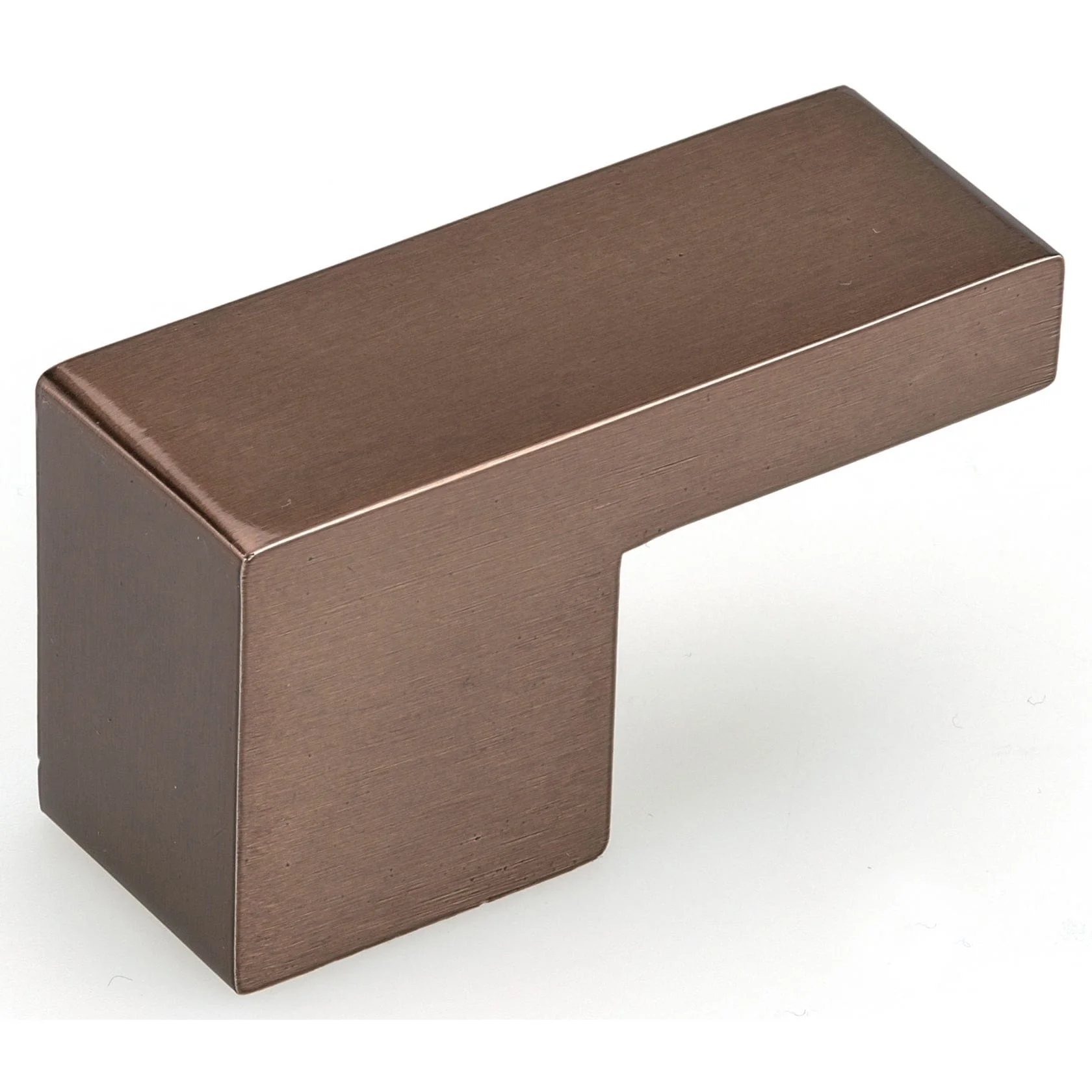 Contemporary L-shaped Pull - 5/8" Center-to-Center - 2-5/32" OL - Oriental Bronze - Image 1