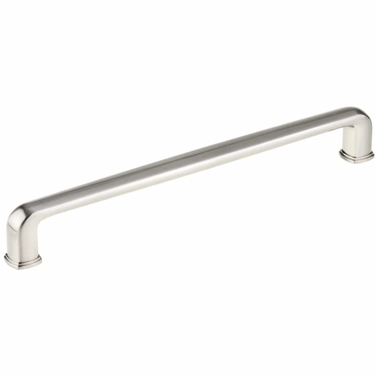 Contemporary Pull, 12-5/8" Center-to-Center, Brushed Nickel, 1 Pair - Image 1