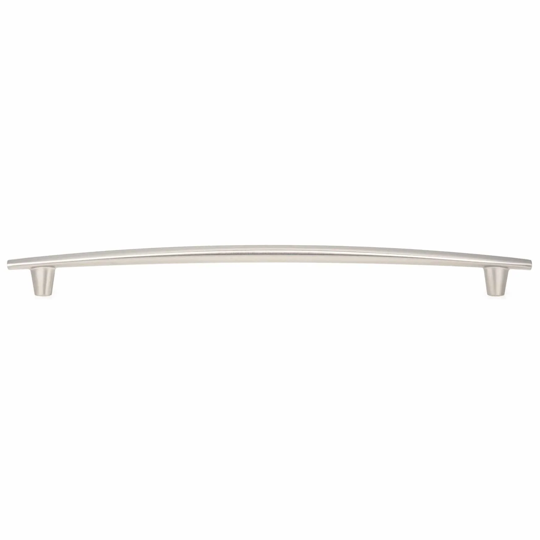 Contemporary Pull - 12-5/8" Center-to-Center - 21/32" W x 14-1/2" L - Brushed Nickel - Image 3