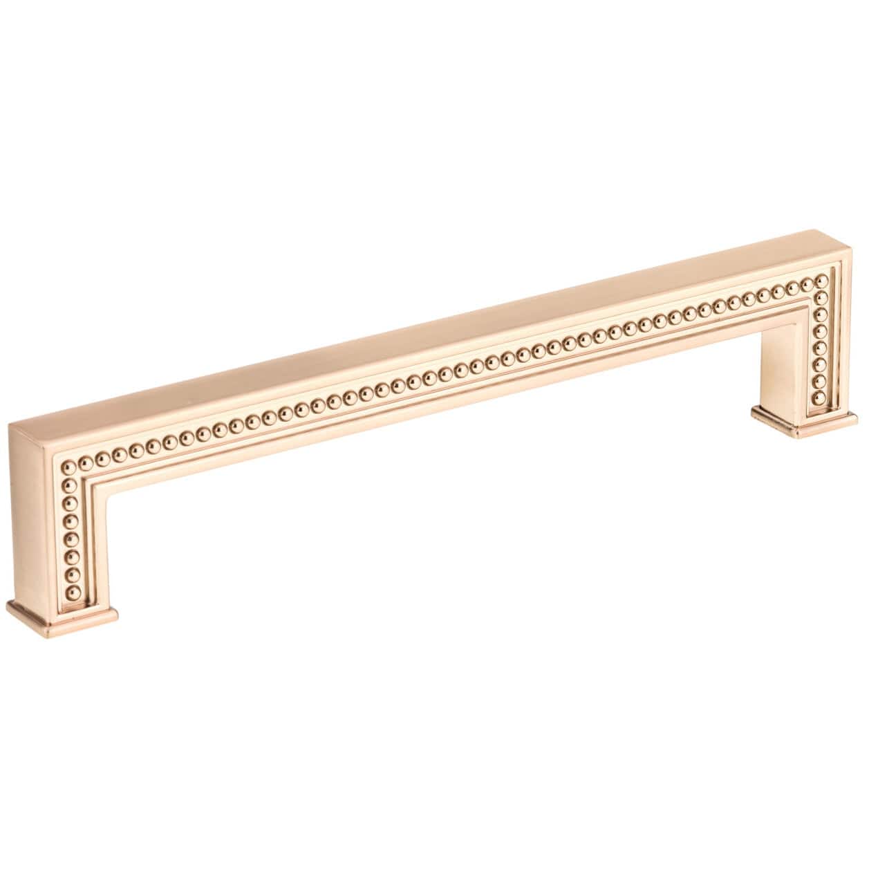 Transitional Pull with Side Beading –  Champagne Bronze – 7-9/16″ Center-to-Center x 8-9/32″ L