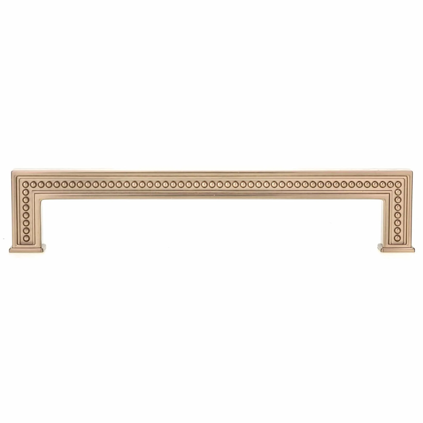 Transitional Pull with Side Beading -  Champagne Bronze - 7-9/16" Center-to-Center x 8-9/32" L - Image 3