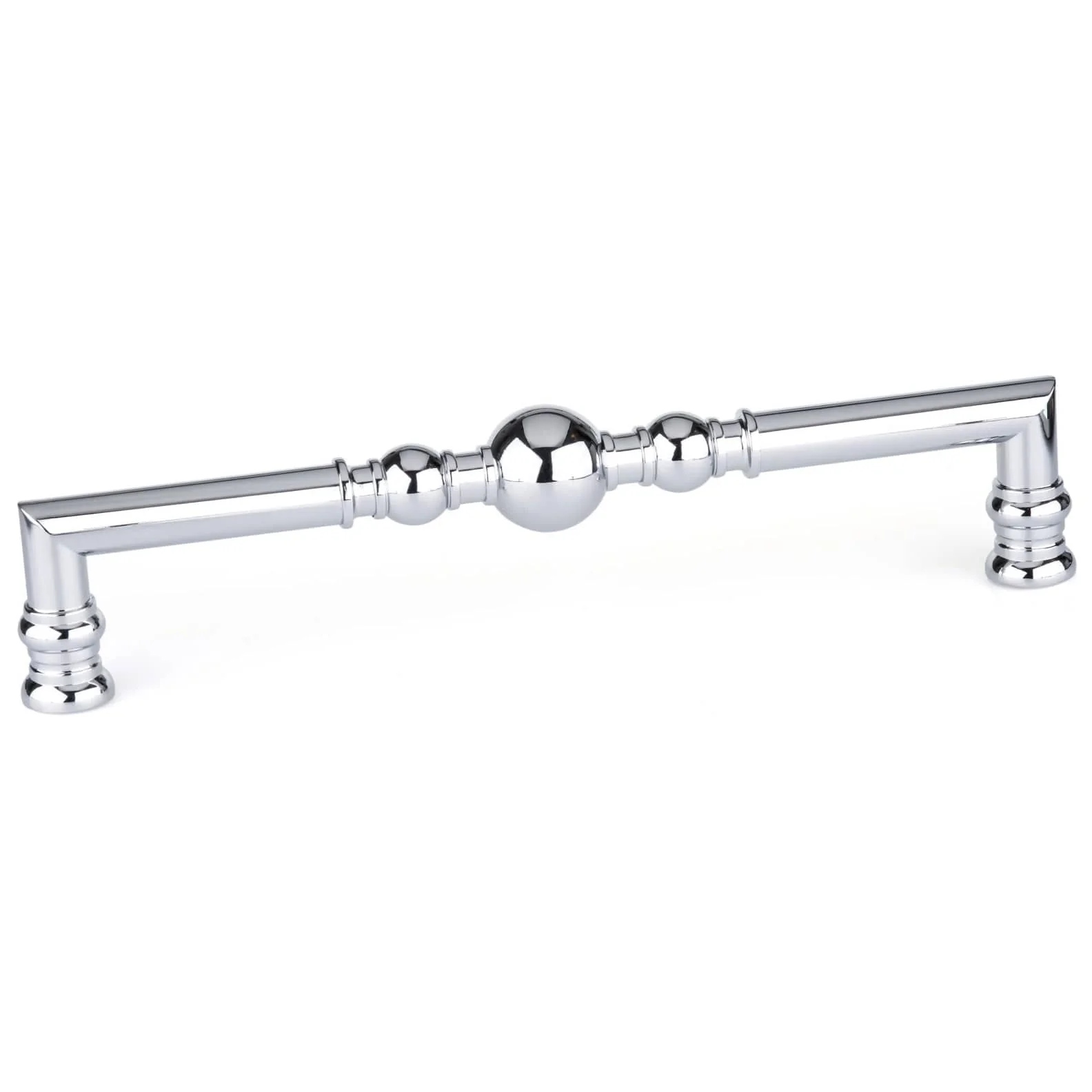 Traditional Pull, 12-5/8" Center-to-Center, Chrome - Image 1