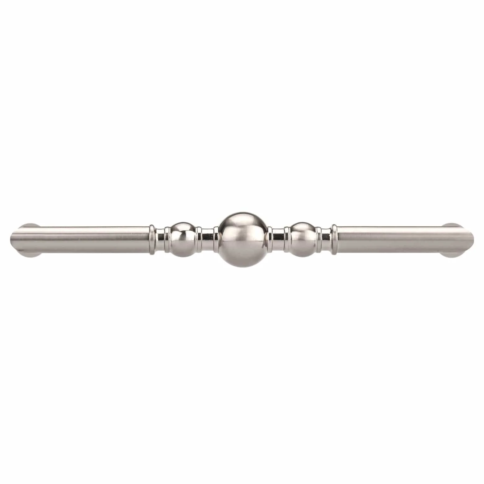 Traditional Pull, 12-5/8" Center-to-Center, Brushed Nickel - Image 2