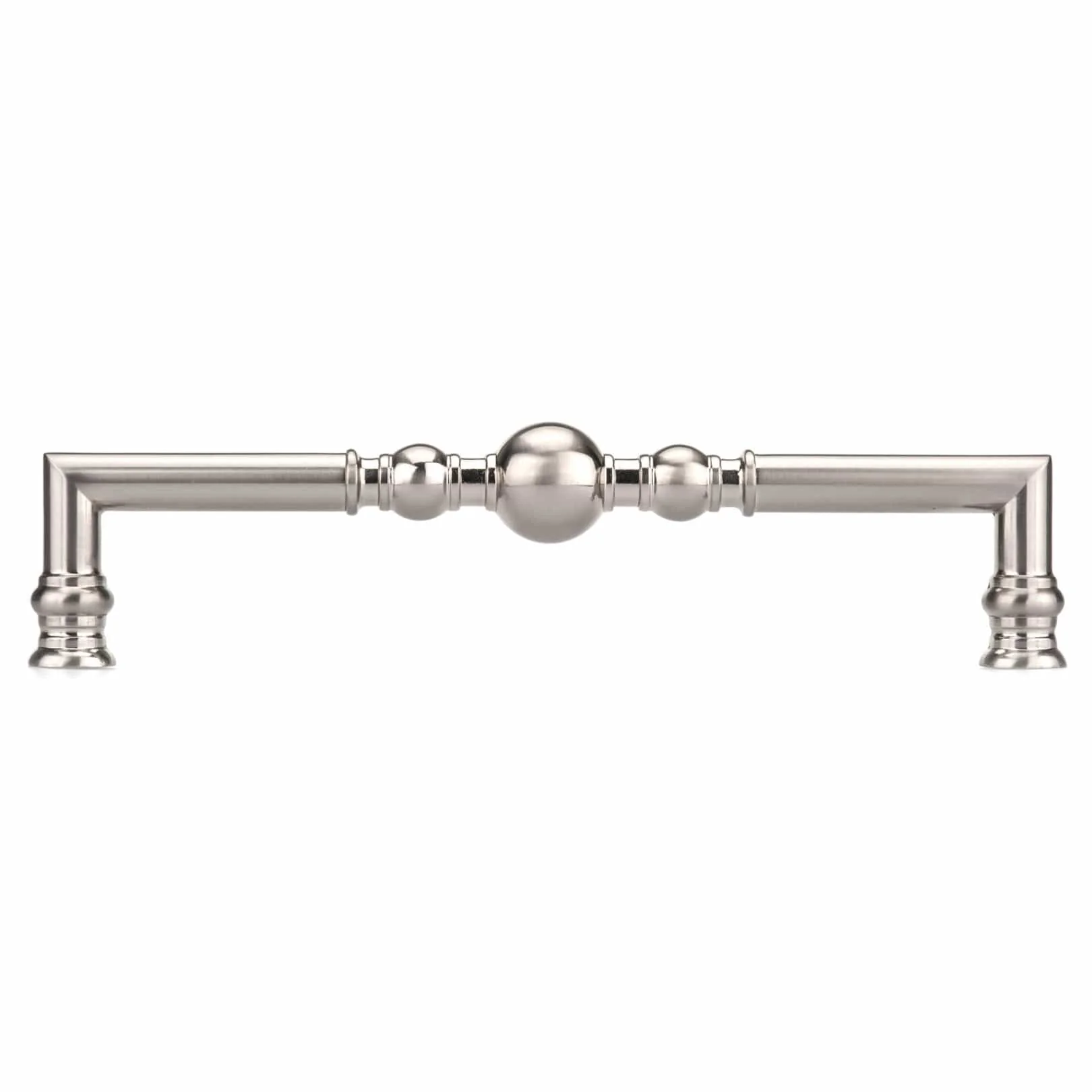 Traditional Pull, 12-5/8" Center-to-Center, Brushed Nickel - Image 3