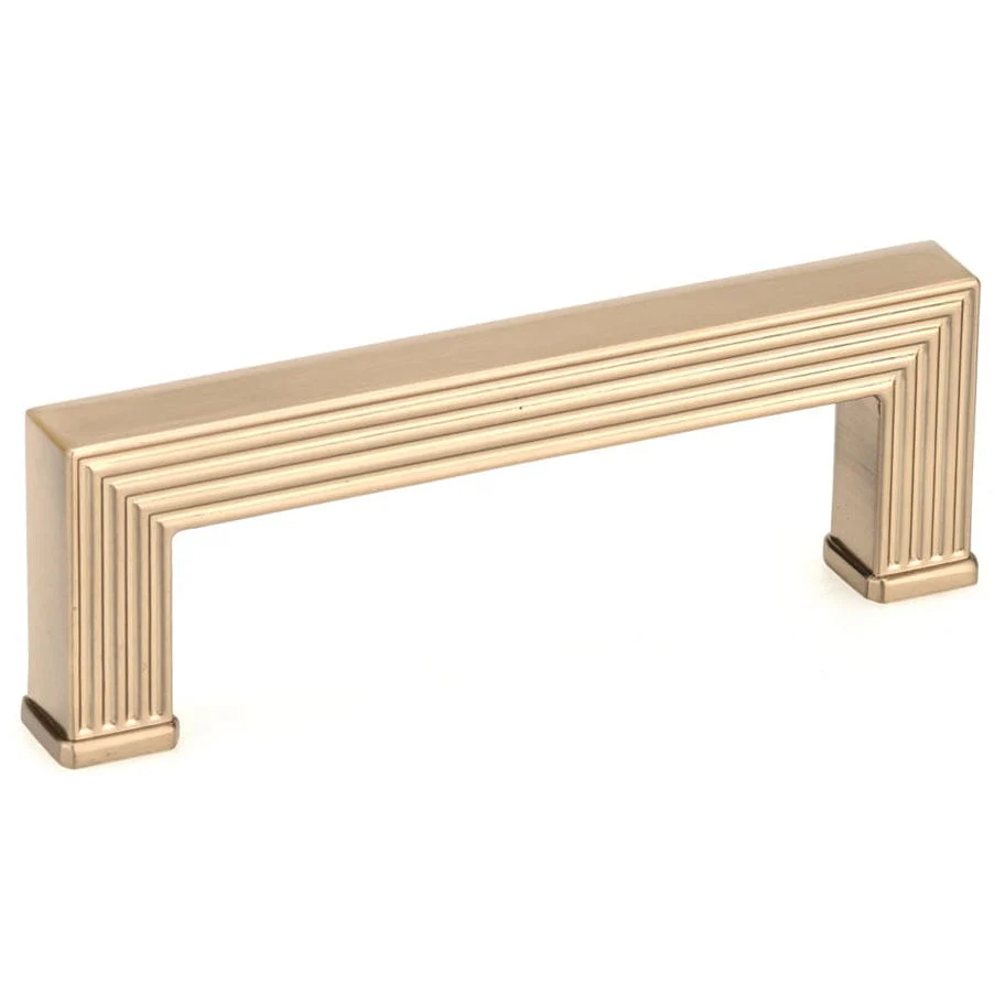 Transitional Textured Smooth-Faced Pull – 3-3/4″ Center-to-Center – 4-11/32″ OL – Champagne Bronze