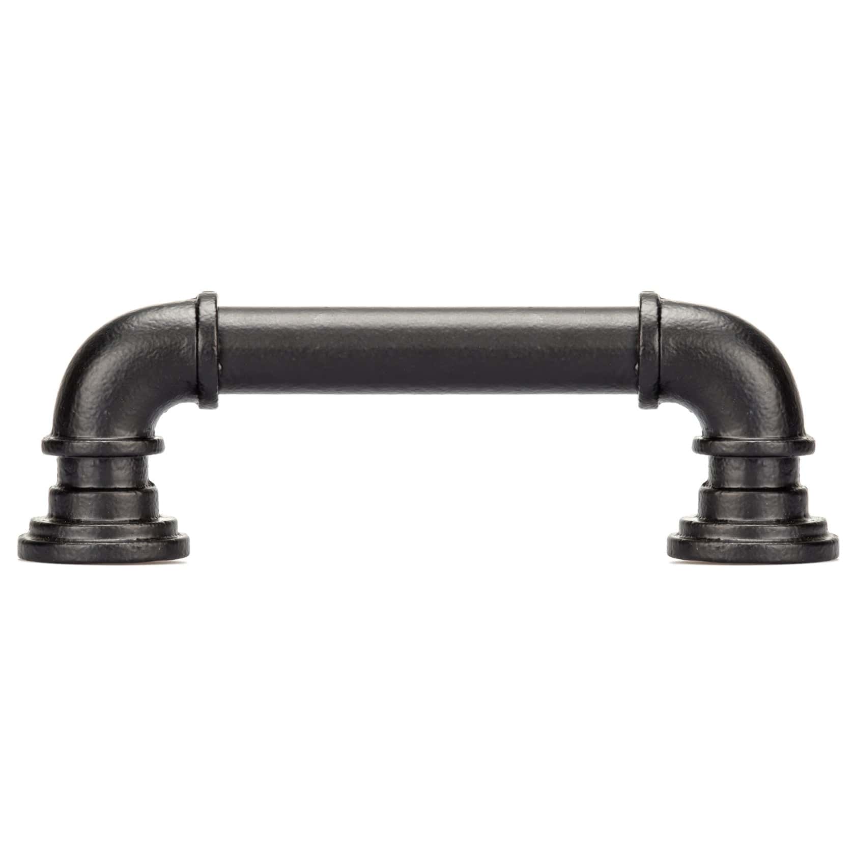 Eclectic Barn Door Pull, 6-5/16" Center-to-Center, Matte Black - Image 3