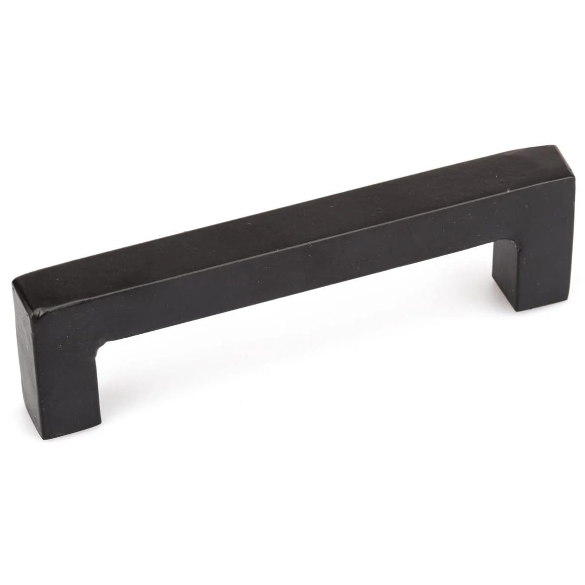 Traditional Barn Door Pull, 5-1/16" Center-to-Center, Matte Black - Image 1