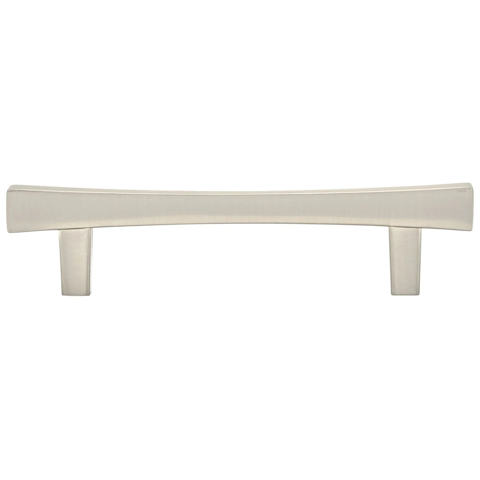 Flared End Transitional Pull - 3-3/4" Center-to-Center - 5-11/32" OL - Brushed Nickel - Image 3