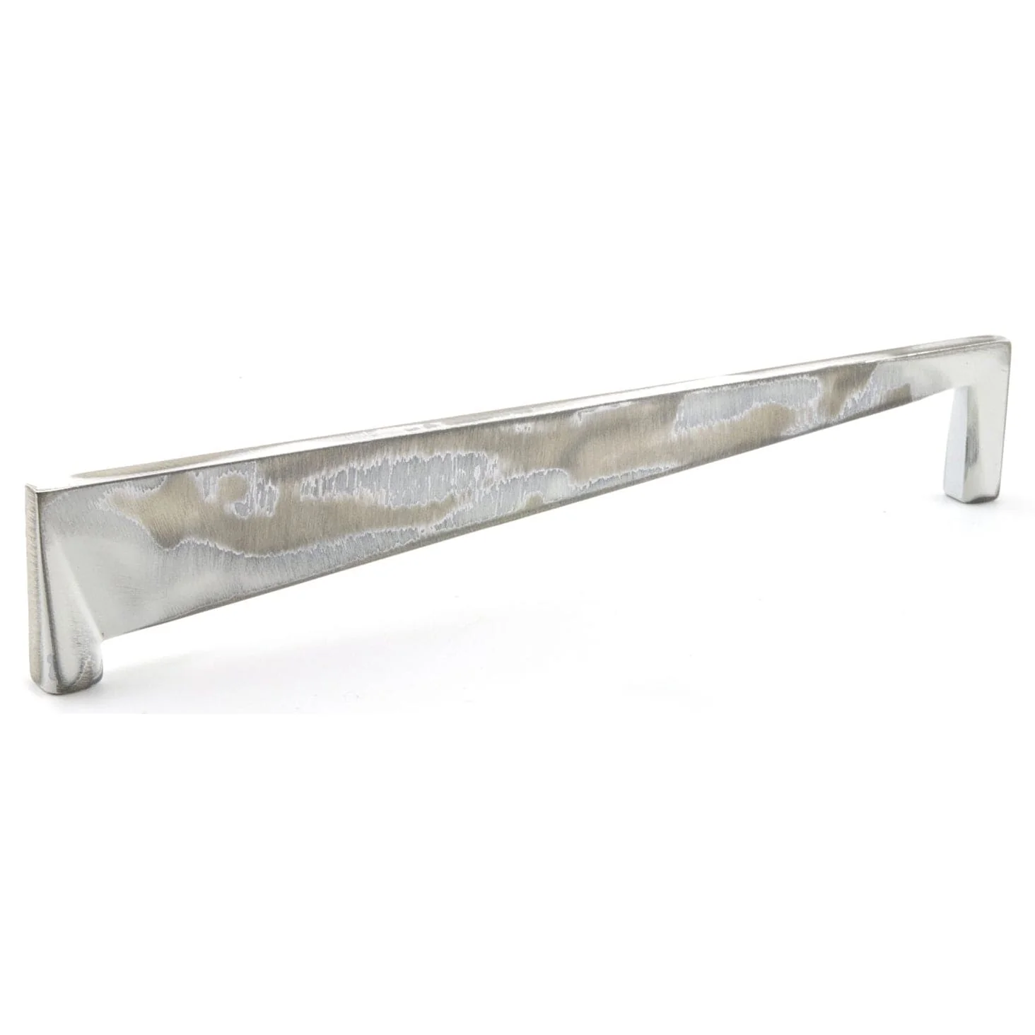 Contemporary Pull, 6-5/16" Center-to-Center, Brushed Industrial White - Image 1