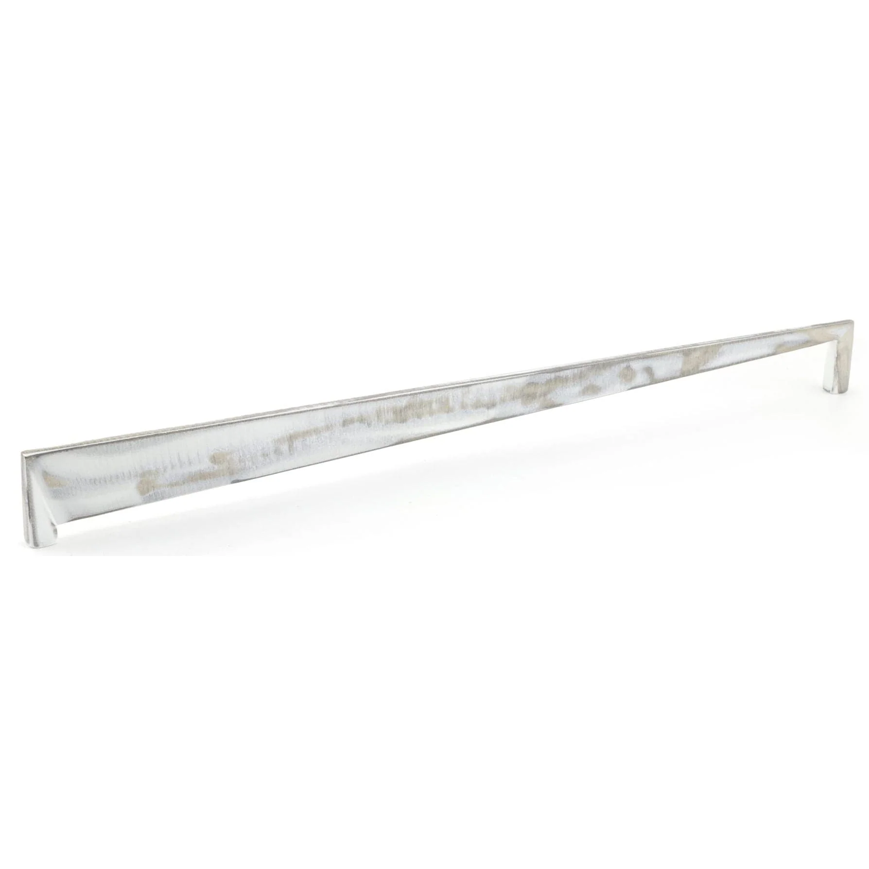 Contemporary Pull, 12-5/8" Center-to-Center, Brushed Industrial White - Image 1