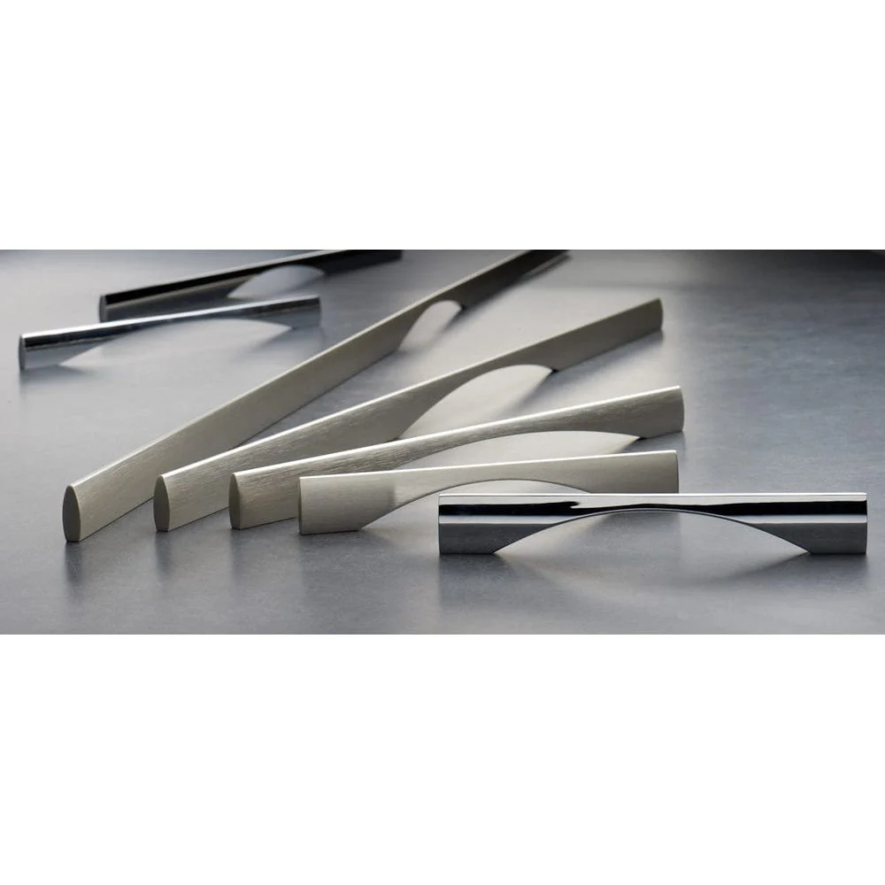 Contemporary Pull - 12-5/8" Center-to-Center - 13/32" W x 13-3/4" L - Chrome - Image 2