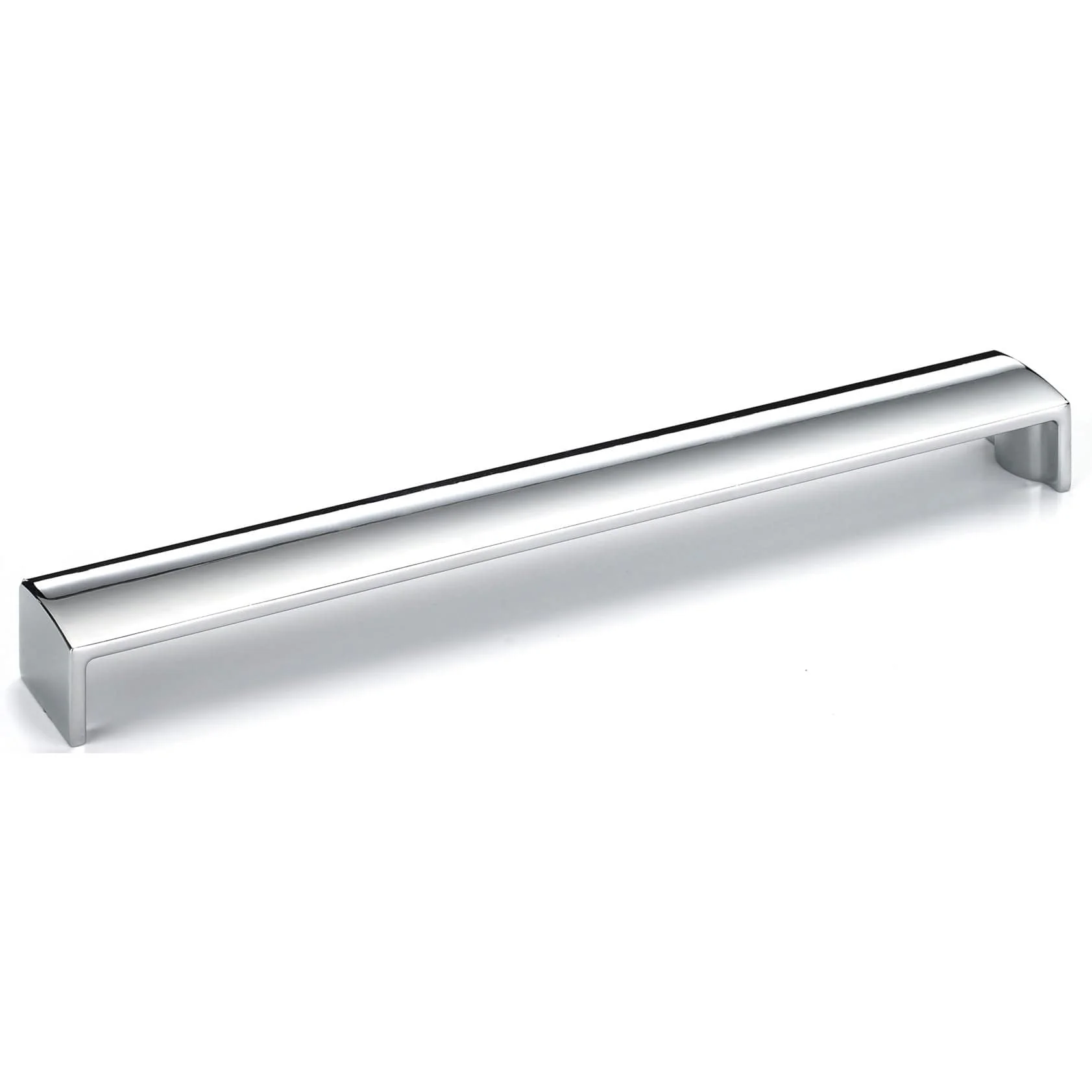 Contemporary Pull, 10-1/8" Center-to-Center, Chrome - Image 1