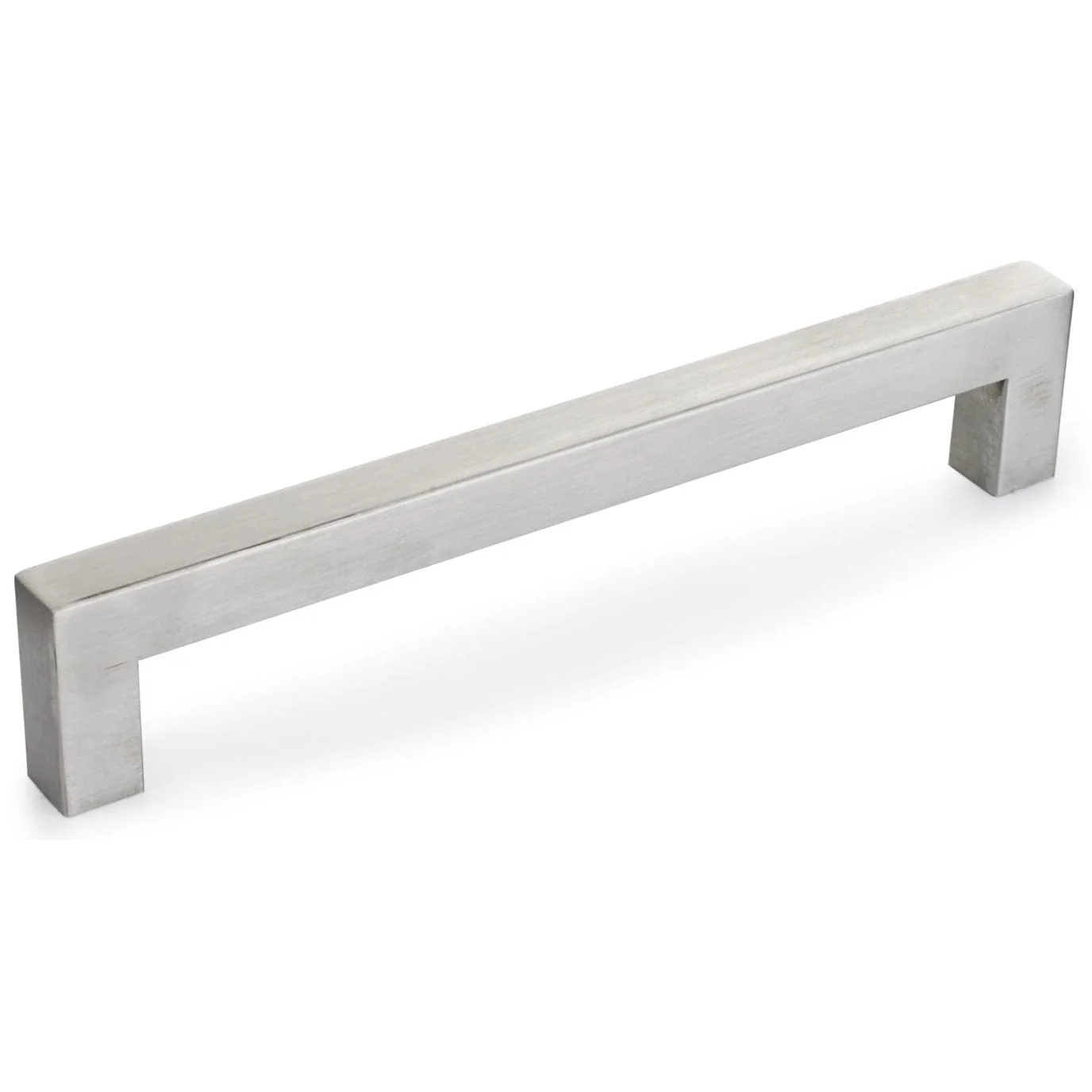 Angular Contemporary Pull – 7-9/16″ Center-to-Center – 8-5/32″ OL – Stainless Steel