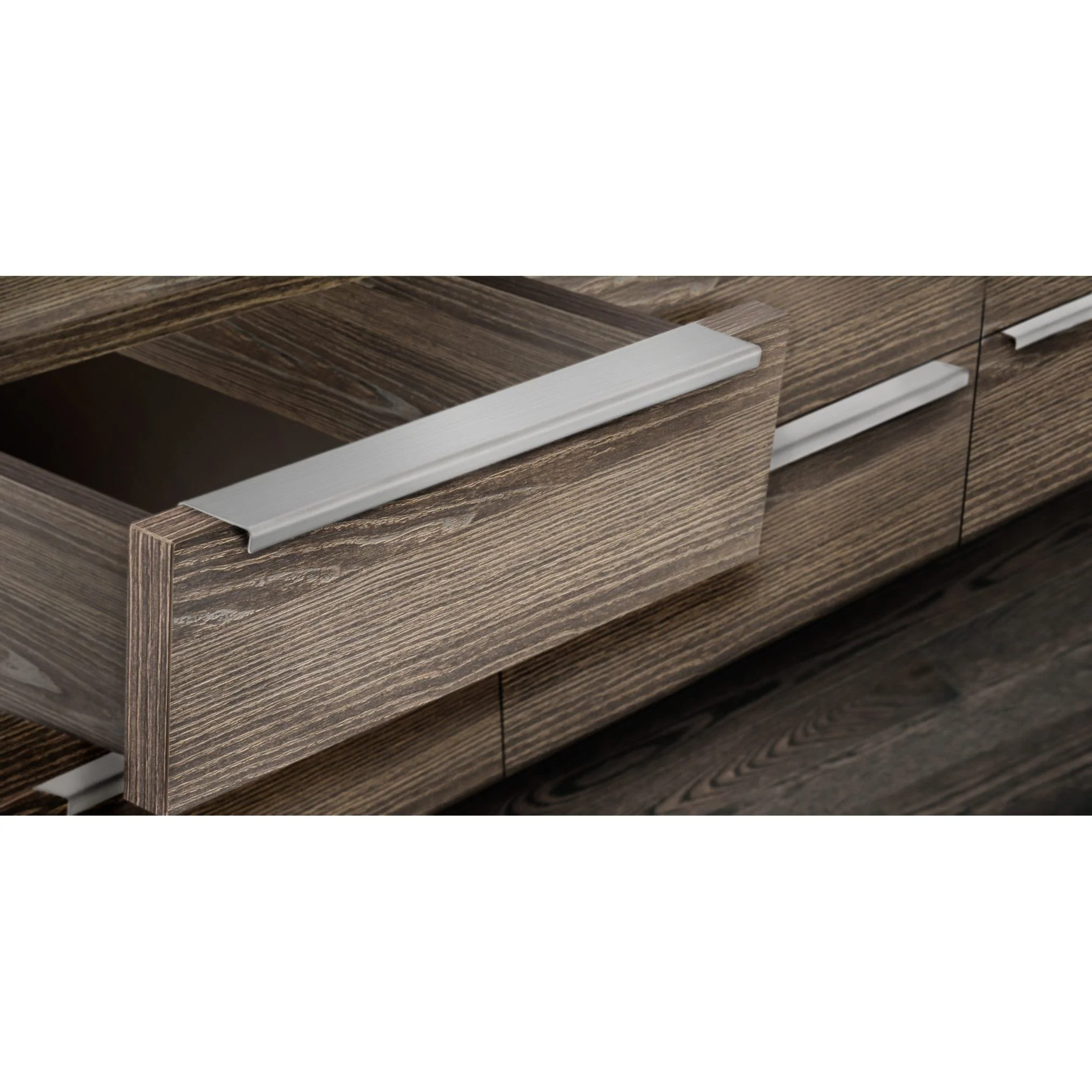 Contemporary Edge Pull - Stainless Steel - 11" Center-to-Center - Stainless Steel Finish - Image 3